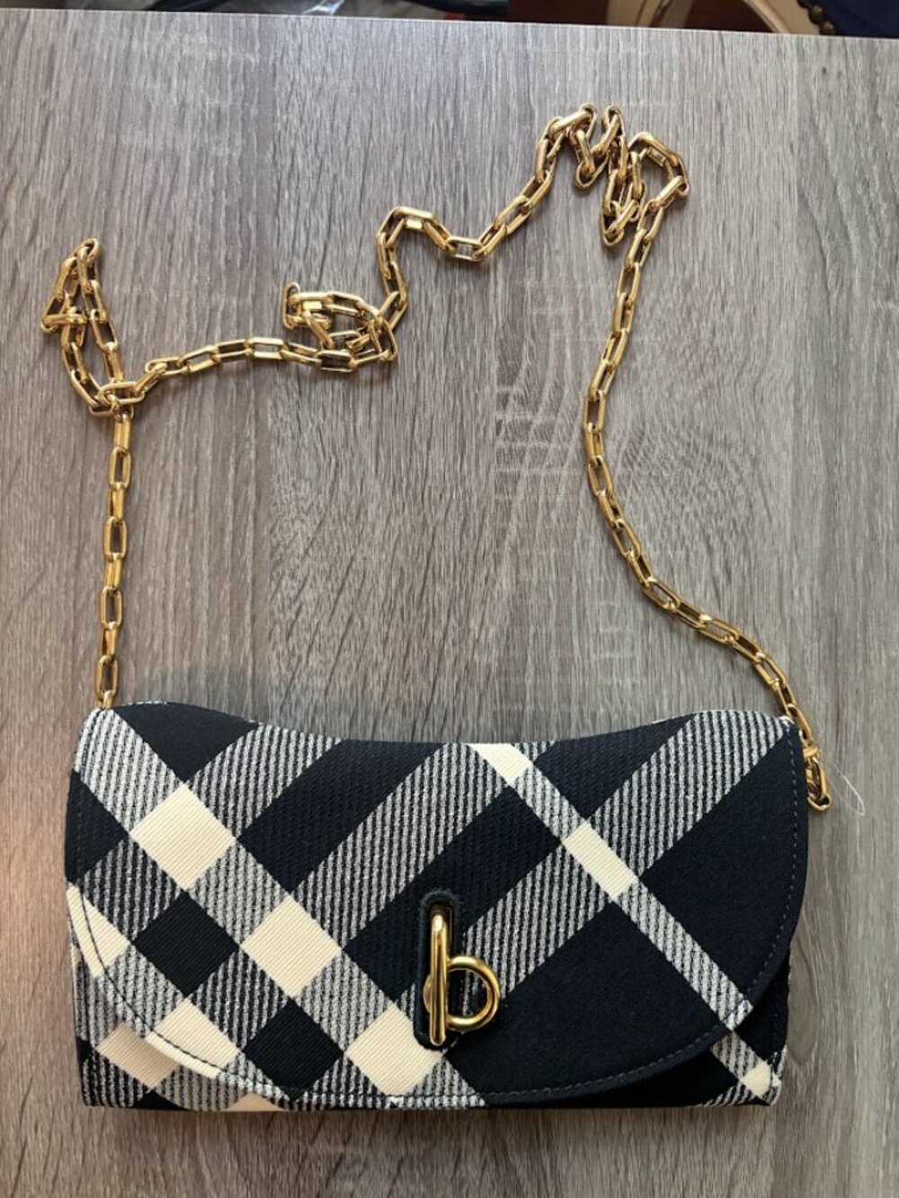 Burberry Rocking Horse Chain Wallet - Authentic, Brand New